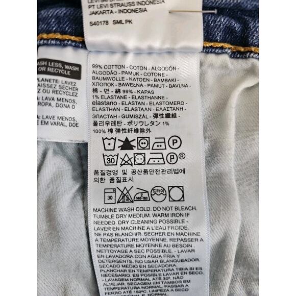 Levi's 541 ~Men's 46 X 30 (46×29)~ Blue Denim High Rise Straight Leg Zip Fly. - Picture 13 of 13